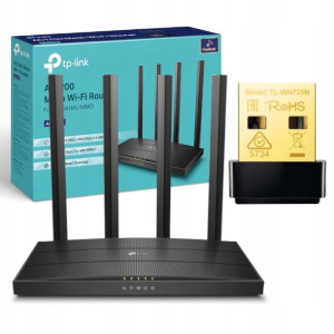 Router TP-LINK Archer C6 + karta sieciowa GRATIS