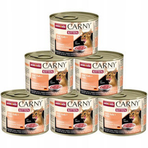 ANIMONDA Carny Kitten wołowina, cielęcina 6x200g