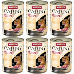 Animonda Carny Kitten wołowina drób 6x400g