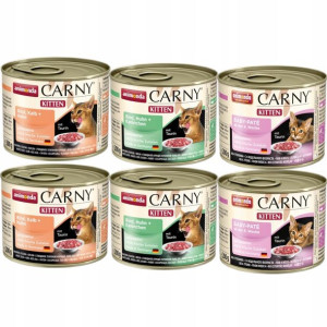 ANIMONDA Carny Kitten mix smaków 6x200g