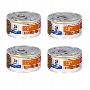 HILL`S PD FELINE C/D STEWS dla kota 4x82g