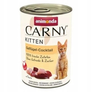 ANIMONDA Cat Carny Kitten koktajl drobiowy 400g
