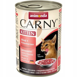 ANIMONDA Carny Kitten wołowina indyk 400g
