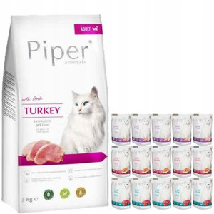 DOLINA NOTECI Piper z indykiem 3 kg + 15x100g