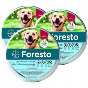 Obroża FORESTO dla psa powyżej 8kg kleszcze x3