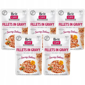 Brit Care Cat FG Savory Salmon 5x85g