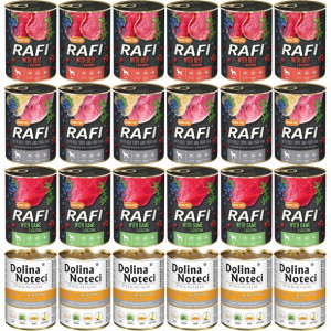 Dolina Noteci + Rafi - mix smaków 24x400g