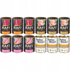 Dolina Noteci + Rafi Mix smaków 12x400g