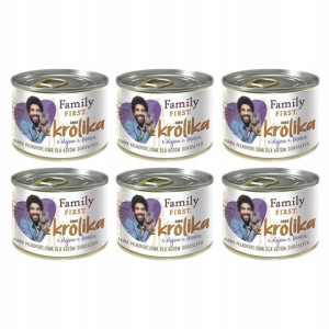 FamilyFirst Danie z królikiem adult 200gx6