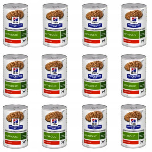 HILL`S Metabolic - z kurczakiem dla psa 12x370g