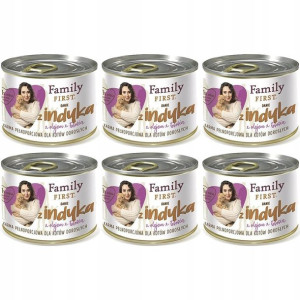 FamilyFirst Danie z indykiem adult 6x200g