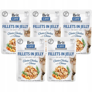 Brit Care Cat FJ Choice Chicken&Cheese 5x85g