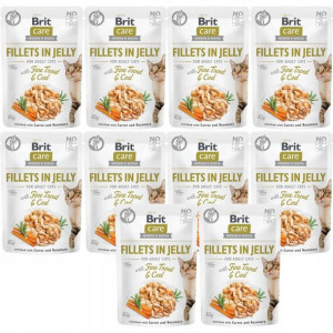 Brit Care Cat FJ Fine Trout&Cod 10x85g