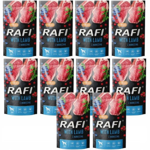 Rafi jagnięcina borówka żurawina 10x500g