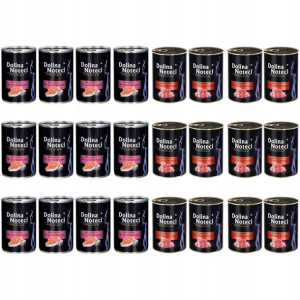DOLINA NOTECI kot łosoś + cielęcina - 24x400g