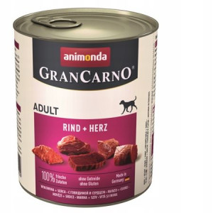 ANIMONDA Grancarno Adult wołowina i serca 800g