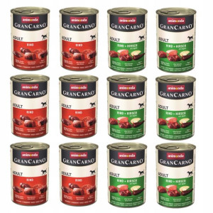 ANIMONDA Grancarno Adult mix 2 smaków 12x400g