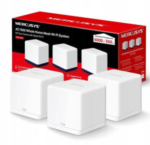 Domowy system mesh WiFi Mercusys Halo H30G 3 szt.