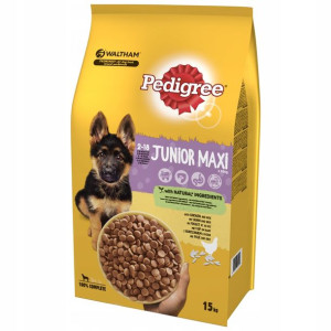 Pedigree Vital Junior MAXI kurczak 15kg GRATIS