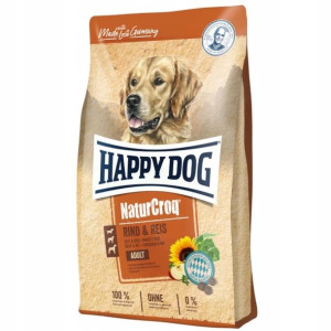 HAPPY DOG NaturCroq Rind wołowina ryż 15kg+GRATIS