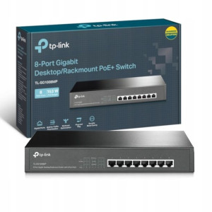 Switch 8 port TP-LINK TL-SG1008MP