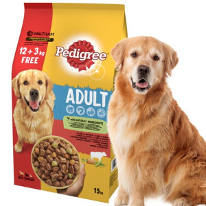 Pedigree Wołowina sucha karma dla psa 15kg