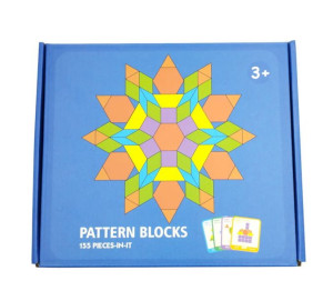 Puzzle drewniane Kształty 155 el. 1007788