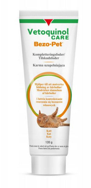 VETOQUINOL Bezo-Pet Pasta Dla Kota Na Odkłaczanie Jelit 120g