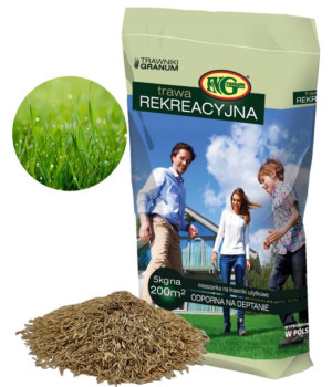 Trawa Rekreacja Ogrodowa Na Grunty Żyzne 5kg/200m2