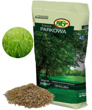 Trawa Parkowa Odporna Cieniolubna Ogrodowa 5kg200m2