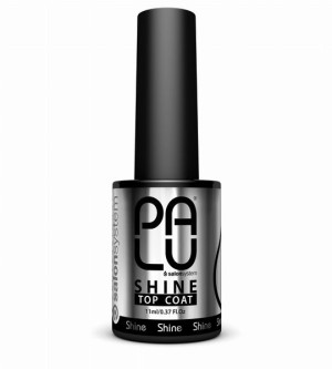 PALU Top Coat Shine 11g  Top do przemywania CLEAR