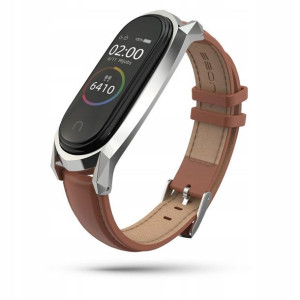 Pasek Tech-protect Herms Xiaomi Mi Band 7 Brown