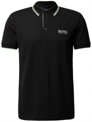 Koszulka polo polówka męska czarna HUGO BOSS - S