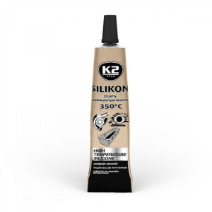 K2 Silikon Czarny Luz +350c