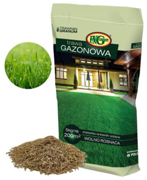 Trawa Dekoracyjna Gazon Ogrodowa Wolno Rosnąca 5kg