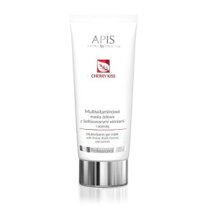 APIS - CHERRY KISS Multiwitaminowa maska żelowa z liofilizowanymi wiśniami
