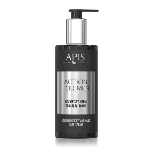 Apis- Action for Men Odżywczy krem do ciała i dłoni, 300 ml