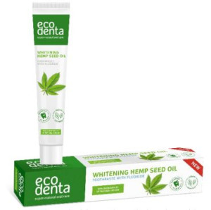 ECODENTA BASIC pasta do zębów wybielająca z olejem konopnym 75ml