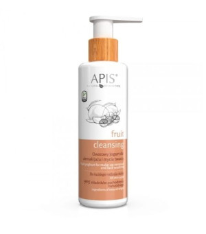 Apis Fruit cleansing Owocowy jogurt do demakijażu i mycia twarzy,150 ml