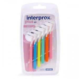 Dentaid INTERPROX PLUS szczoteczki międzyzębowe 6 sztuk - różne rozmiary