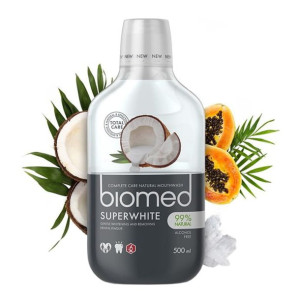 BIOMED SuperWhite- wybielający płyn do płukania jamy ustnej 500ml