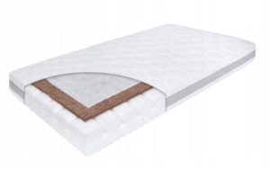 Materac Kokosowy 120x60 PREMIUM do łóżeczka BAMBUS