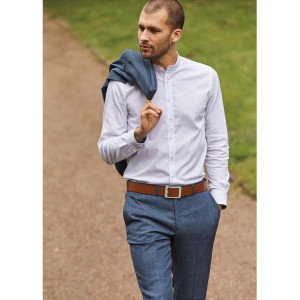 Bonprix Biała Elegancka Koszula O Dopasowanym Kroju 43-44 924808