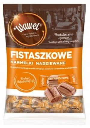 1x 1kg WAWEL Karmelki fistaszkowe