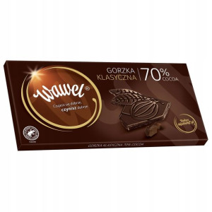 1x100g WAWEL Czekolada gorzka 70%