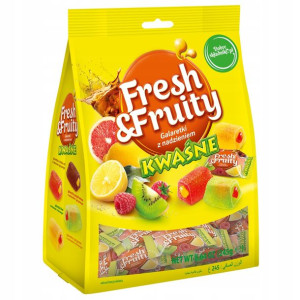 1x245g WAWEL Fresh Fruity kwaśne Galaretki
