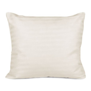 Poszewka satyna pasy cizgili cream 70x80