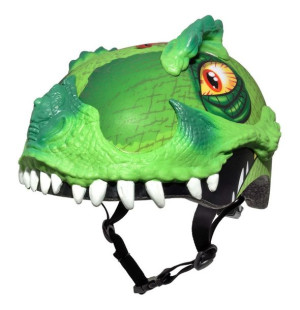 Kask dziecięcy juniorski C-PREME T-REX AWESOME green roz. S CHILD FS 5+ (50