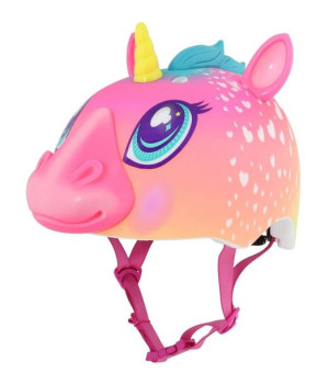 Kask dziecięcy juniorski C-PREME SUPER RAINBOW CORN pink roz. XS TODDLER FS