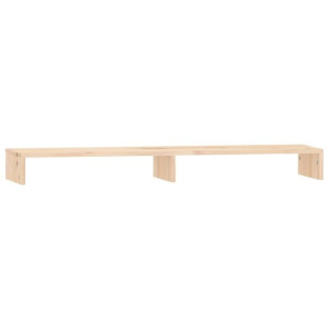 Podstawka na monitor, 100x27x10 cm, lite drewno sosnowe